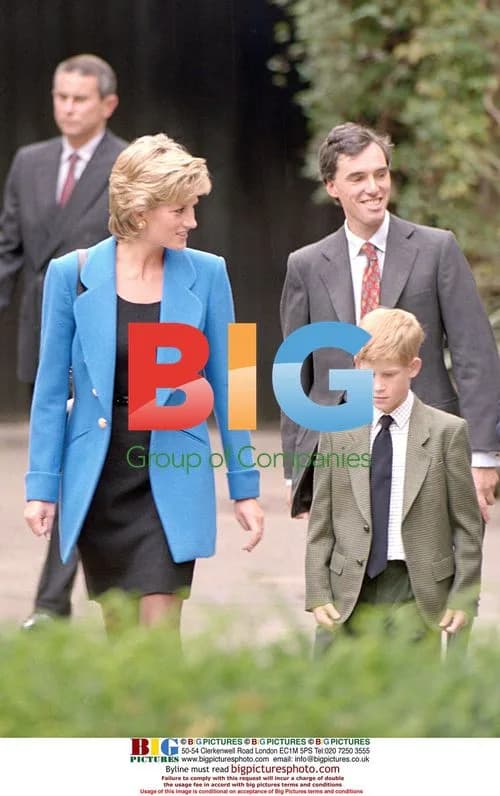 Princess Diana tours Eton with Royal Family