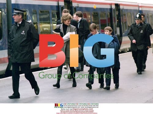 Princess Diana Leaving Paddington Station