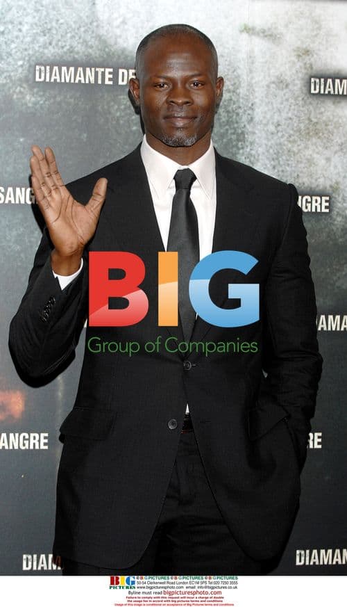 Djimon Hounsou at "Blood Diamond" Premiere in Madrid