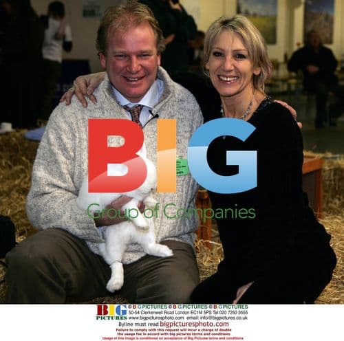 Ingrid Tarrant and Matt Brash at Livestock Show