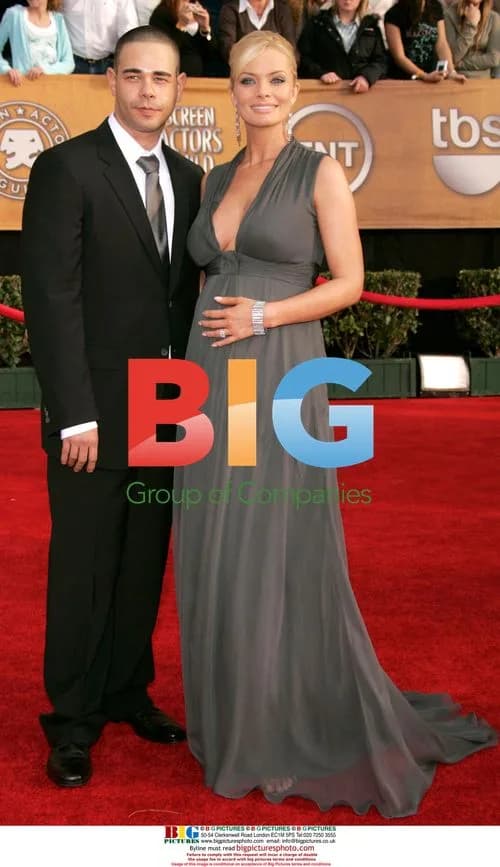 Jaime Pressly and Eric Cubiche at 2007 SAG Awards