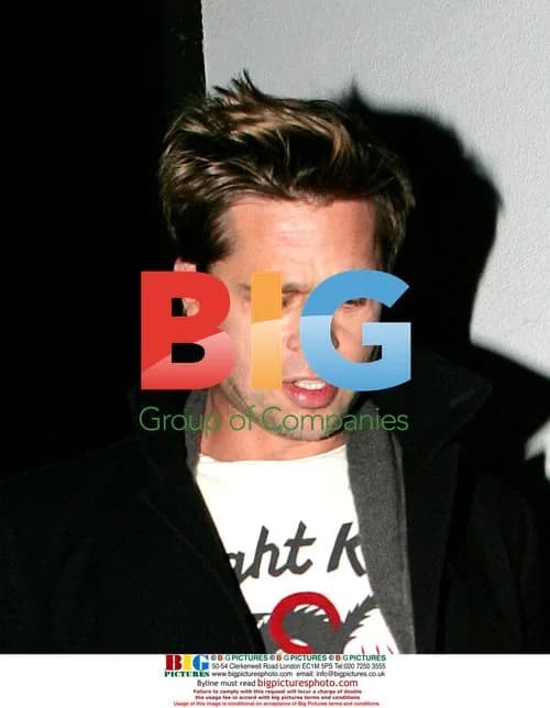 Brad Pitt Leaves Office, Looks Upset