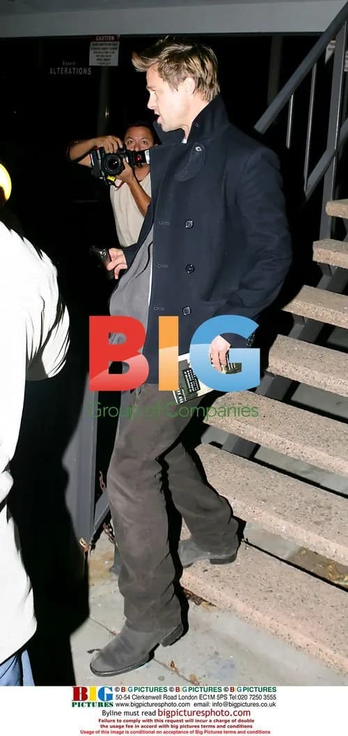 Brad Pitt Looks Worse for Wear After Office Visit