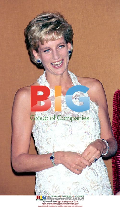 Diana, Princess of Wales at Fashion Event