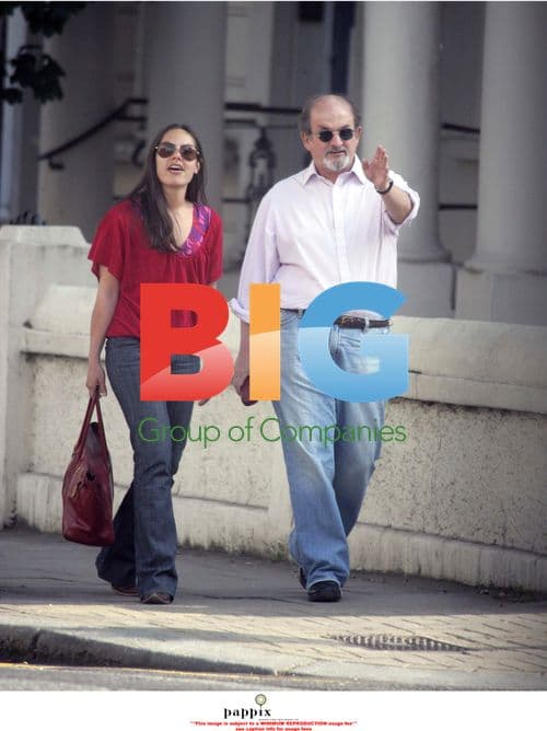 Salman Rushdie spotted with mystery woman