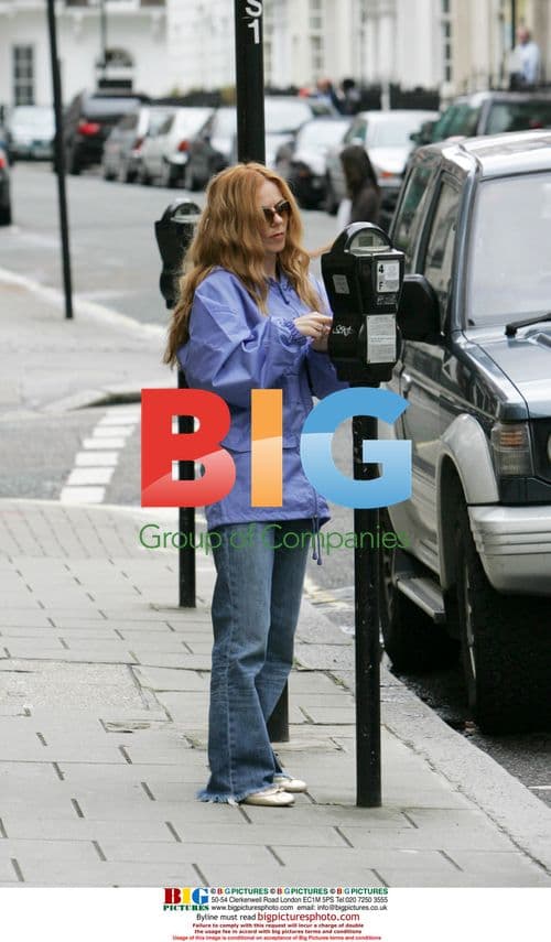 Geri Halliwell at Parking Meter