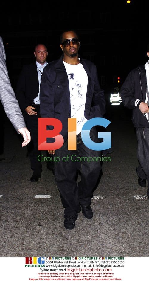 P Diddy Leaves Concert for Diana