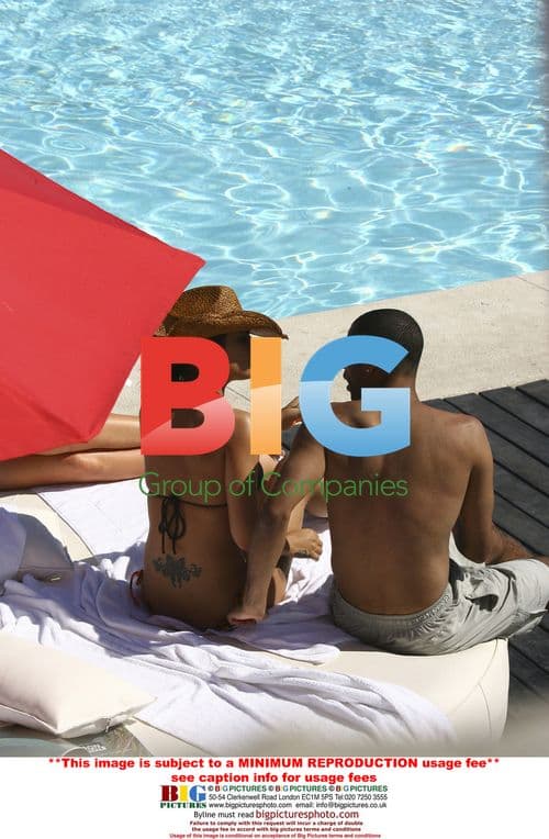 Ashley Cole and Cheryl on Vacation in Spain