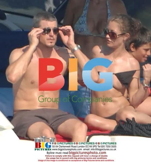 Eric Dane and Rebecca Gayheart on vacation in Italy