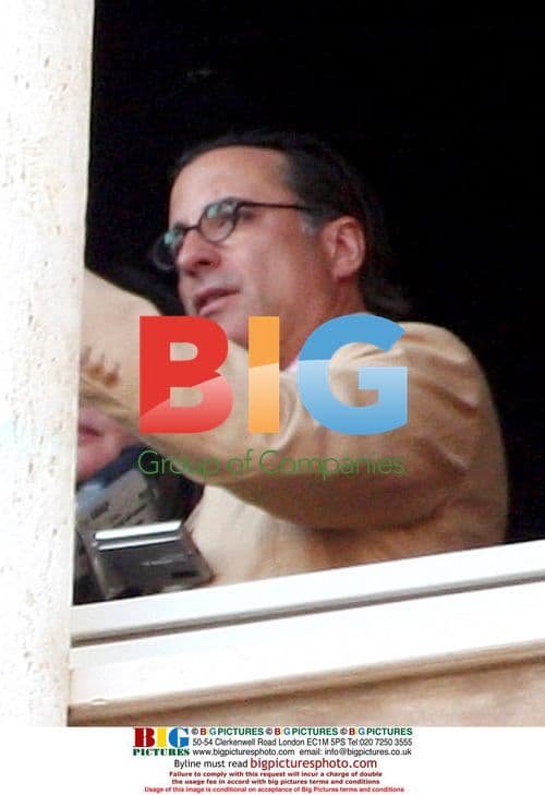 Andy Garcia at Palio di Siena Horse Race