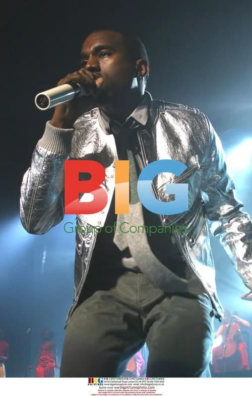 Kanye West Performs at the Apollo in Manchester