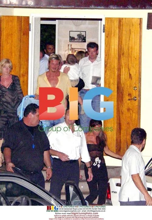 Beckham Family on Holiday in Barbados
