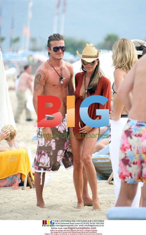 Victoria and David Beckham on vacation in St Tropez
