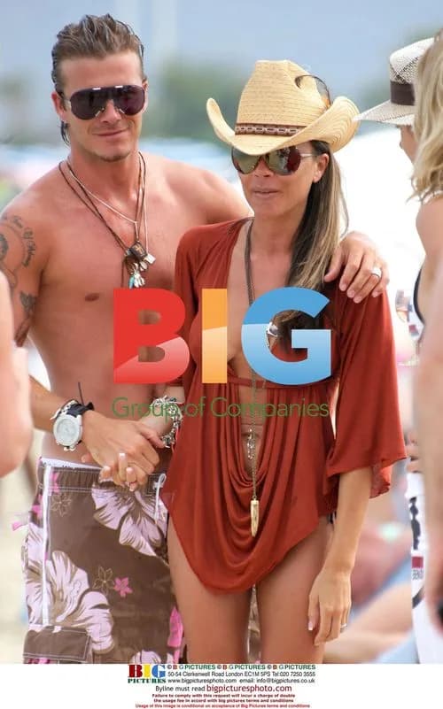 Victoria and David Beckham on Holiday in St Tropez