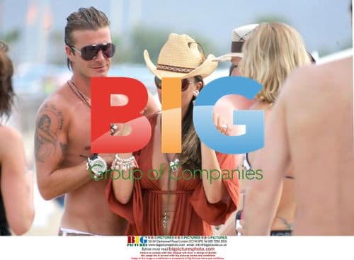 Victoria and David Beckham in St Tropez