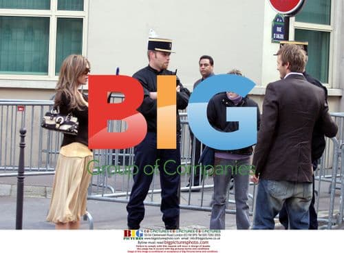 David and Victoria Beckham in Paris