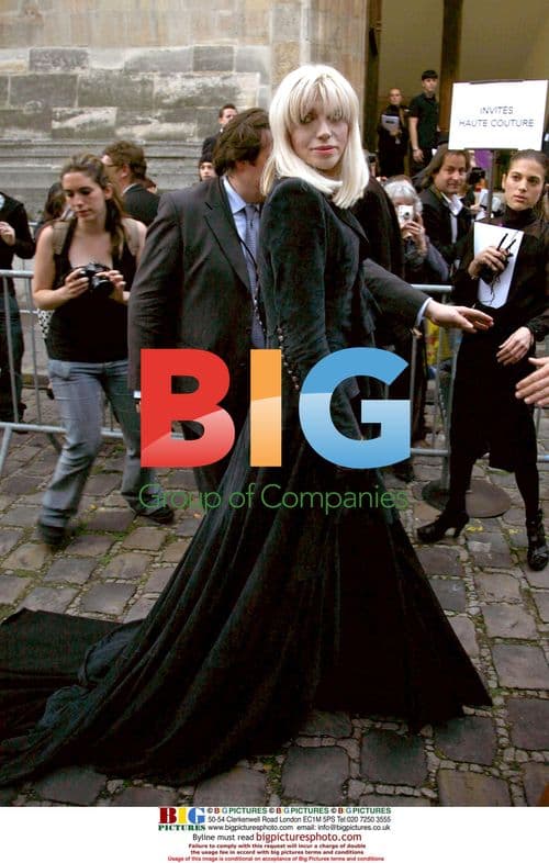 Courtney Love at Givenchy Fashion Show