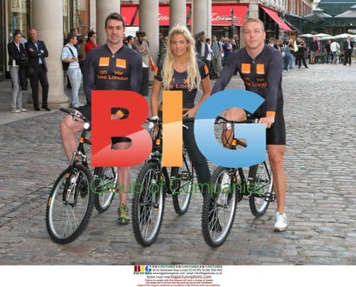 Gemma Atkinson and Olympians Give Away Bikes