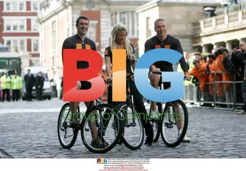 Gemma Atkinson & Olympic Cyclists Promote Bike Giveaway