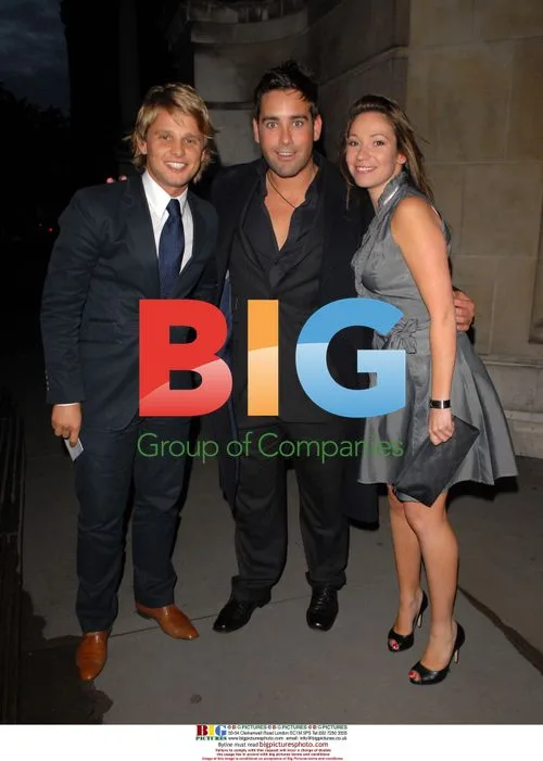 Jeff Brazier, Giles Vickers-Jones and Alex Kramer at ITV Party