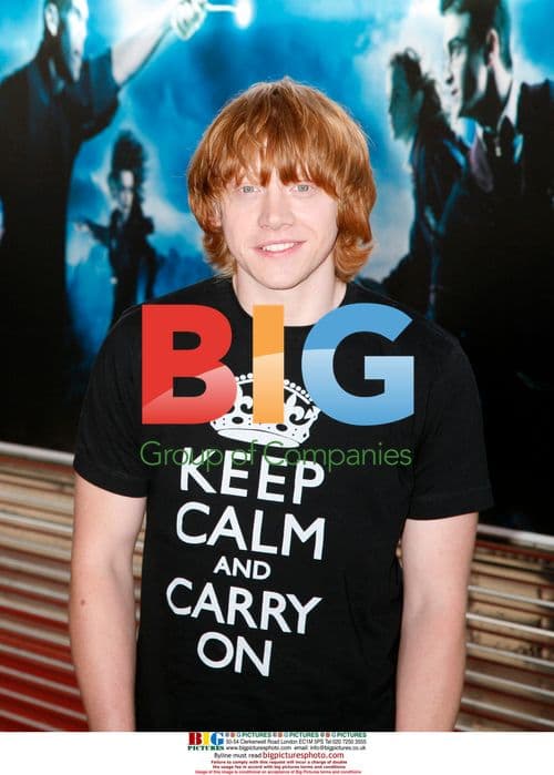 Rupert Grint at Harry Potter Photocall in Paris