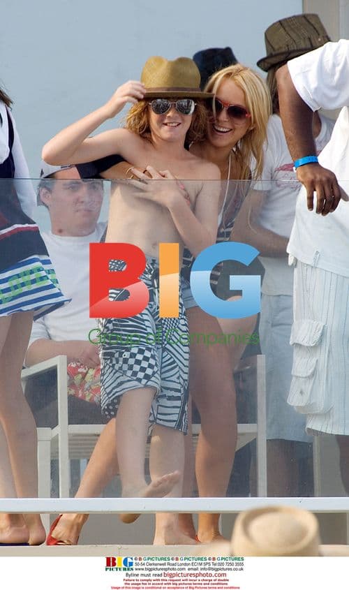 Lindsay Lohan Celebrates 4th of July in Malibu