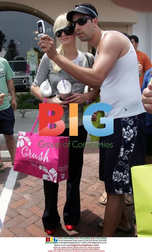 Paris and Nicky Hilton shopping in Malibu