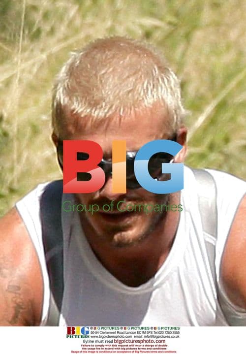 David Beckham Cycling in France