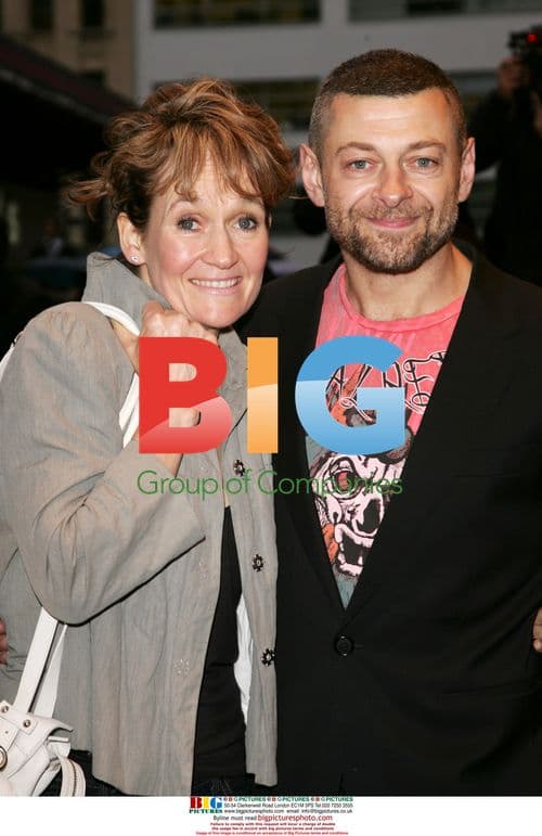 Andy Serkis and Lorraine Ashbourne at Hairspray Premiere