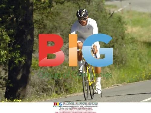 David Beckham Cycling in France