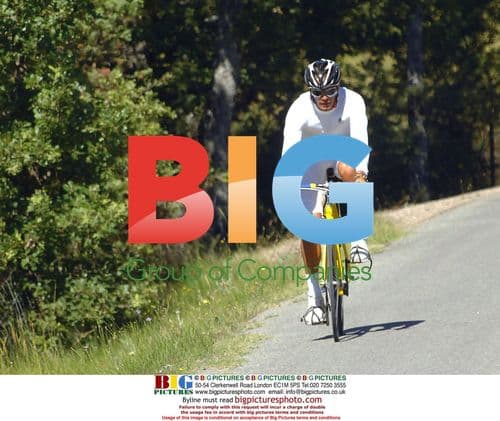 David Beckham Bikes in South of France