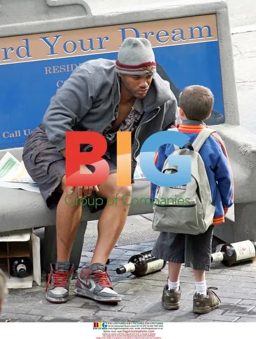 Will Smith on the set of John Hancock