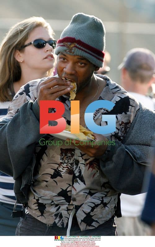 Will Smith on the set of John Hancock