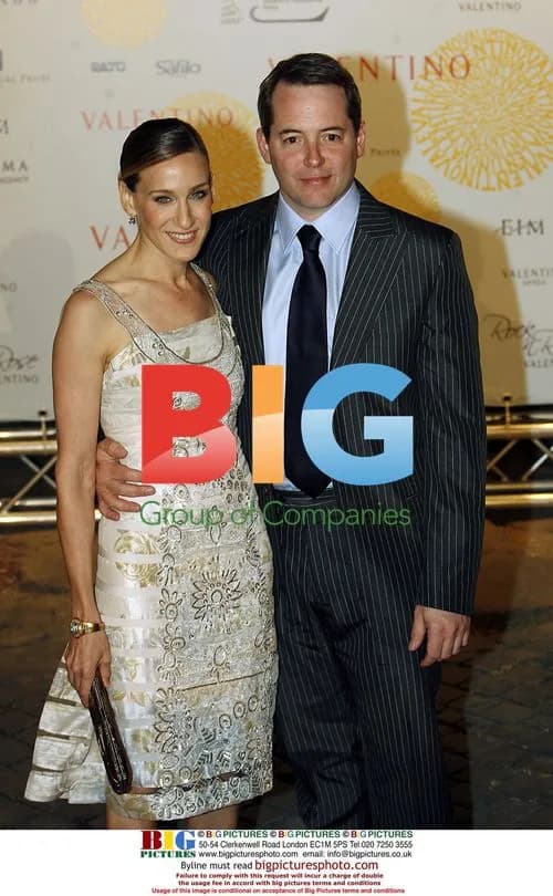 Sarah Jessica Parker and Mattew Broderick at Valentino event