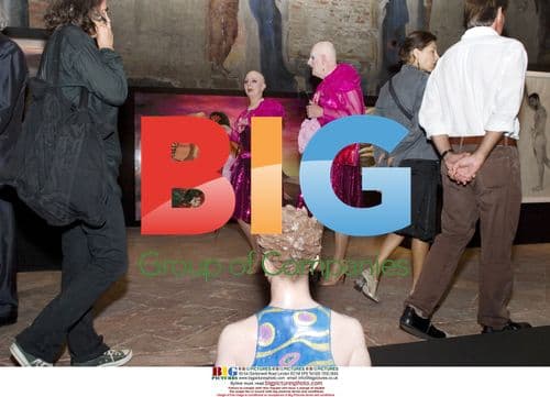 Artists Eva and Adele at Homosexual Art Exhibit