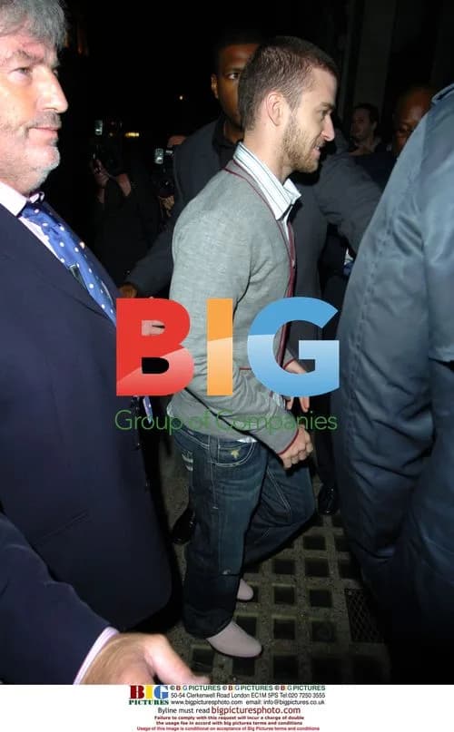 Justin Timberlake at Nobu in London