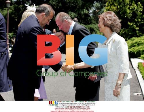 King Juan Carlos, Evelil Ilves, Queen Sofia at Gala Dinner