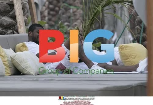 Usher chilling by pool in Bahamas