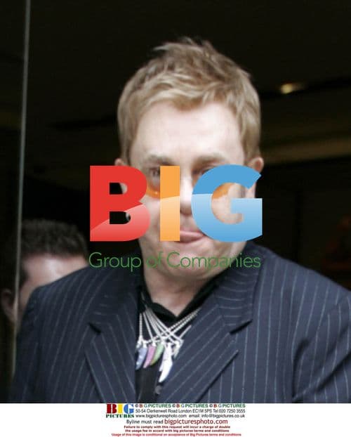 Elton John Shopping in London