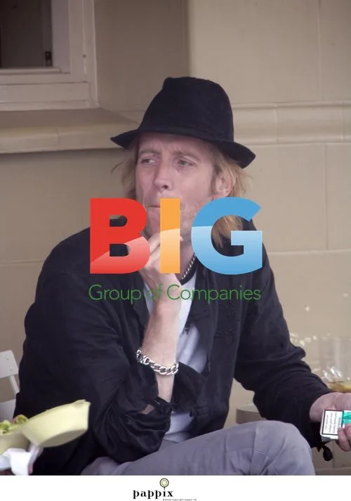 Rhys Ifans Smoking Outside Pub
