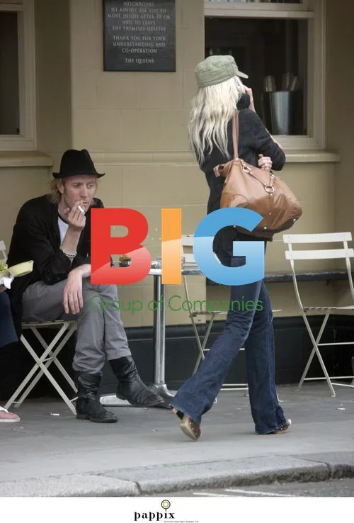 Rhys Ifans Smoking Outside Pub