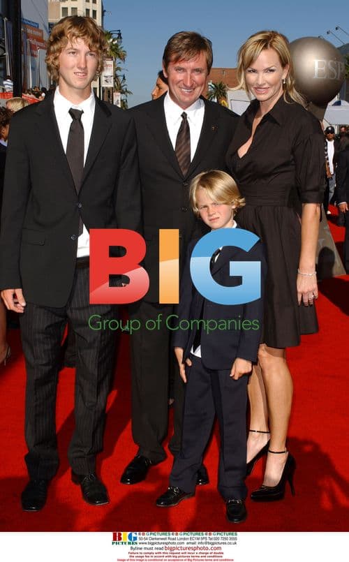 Wayne Gretzky and Family at 2007 ESPY Awards