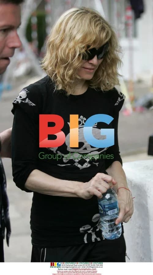Madonna leaving gym in London