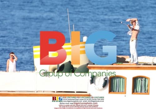 Princess Caroline and family in Portofino