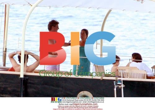 Princess Caroline and Family in Portofino