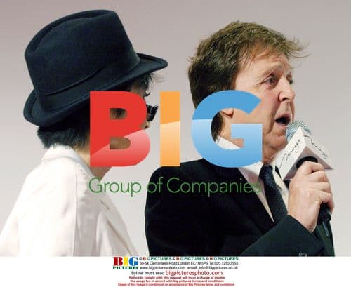 Yoko Ono and Paul McCartney at Beatles LOVE Anniversary