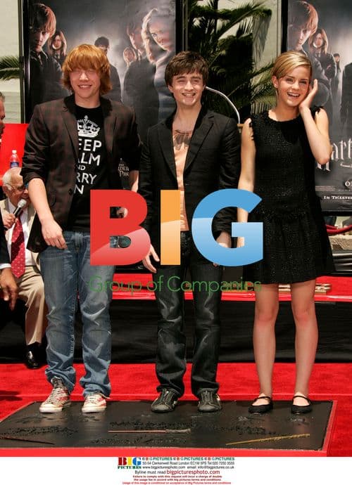 Harry Potter Stars at Handprint Ceremony