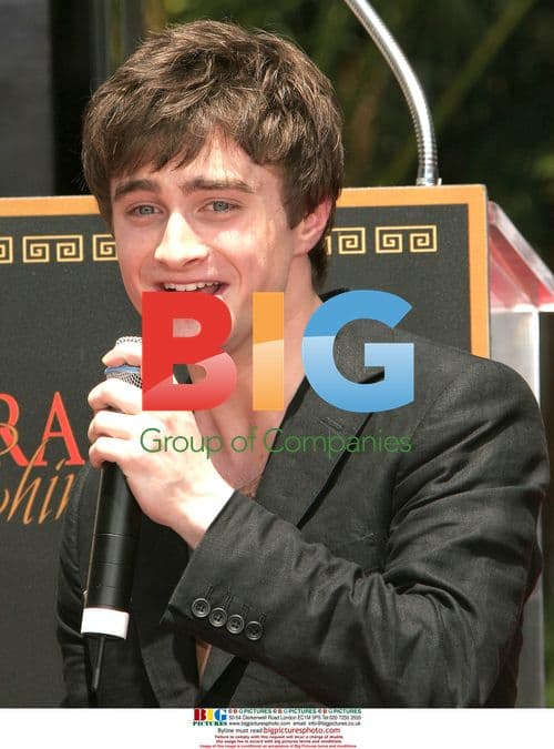 Daniel Radcliffe at 'Harry Potter' Ceremony