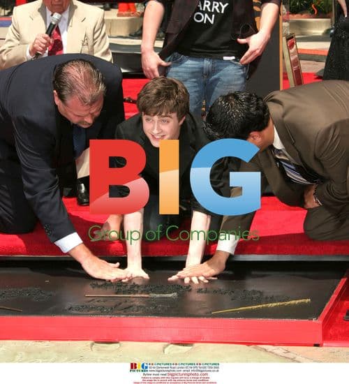 Daniel Radcliffe at 'Harry Potter' Handprint Ceremony