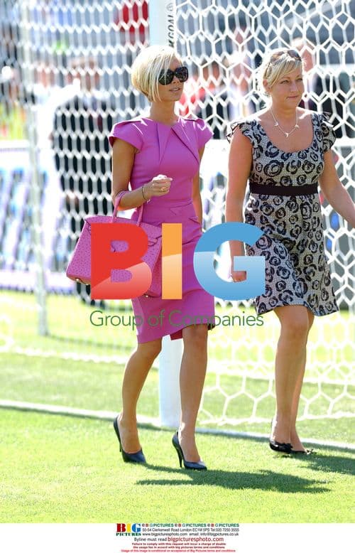 David and Victoria Beckham at LA Galaxy Presentation